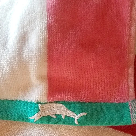 Tommy Bahama Beachside Stripe Oversized Beach Towel - Picture 8 of 10